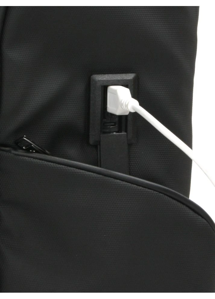 Рюкзак 22105 полиэстер водонепроницаемый USB-порт отделение для ноутбука Чёрный Snowball (394023966)