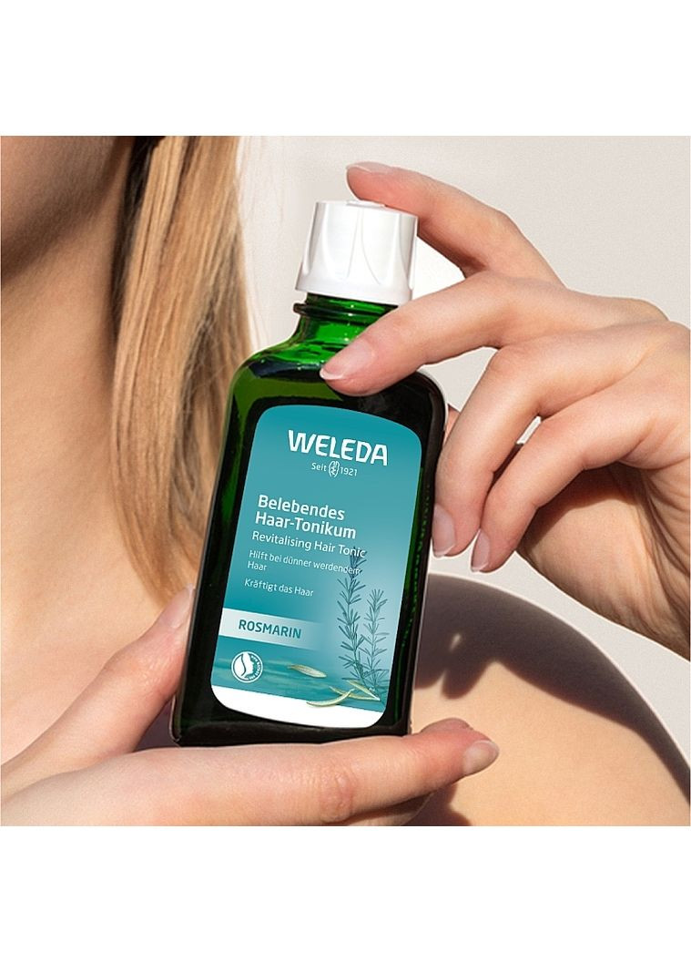 Тоник-стимулятор при потере волос с экстрактом розмарина Revitalising Hair Tonic With Rosemary 100ml (62875-31015375) Weleda (368642144)