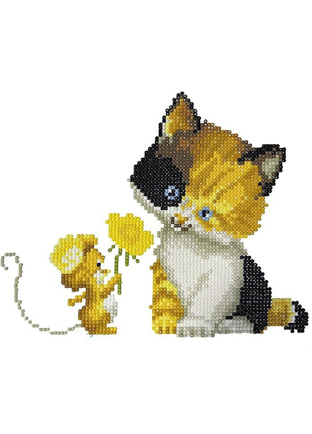 Алмазна мозаїка "Давай дружити" 188533 картон, неповна викладка No Brand (339776886)