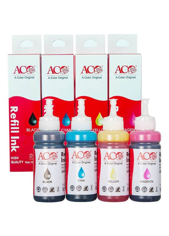 Чернила для HP GT51/52 DJ5810/5820, InkTank 115/315/319/410/415/419, SmartTank 500 Yellow (-AH-001-YUN) Aco (330120570)