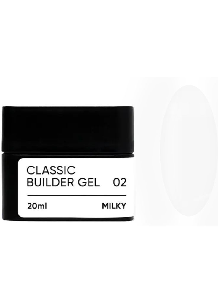 Класичний білдер-гель для моделювання 02 Classic Builder Gel, 20 мл Jerden Proff (365729998)