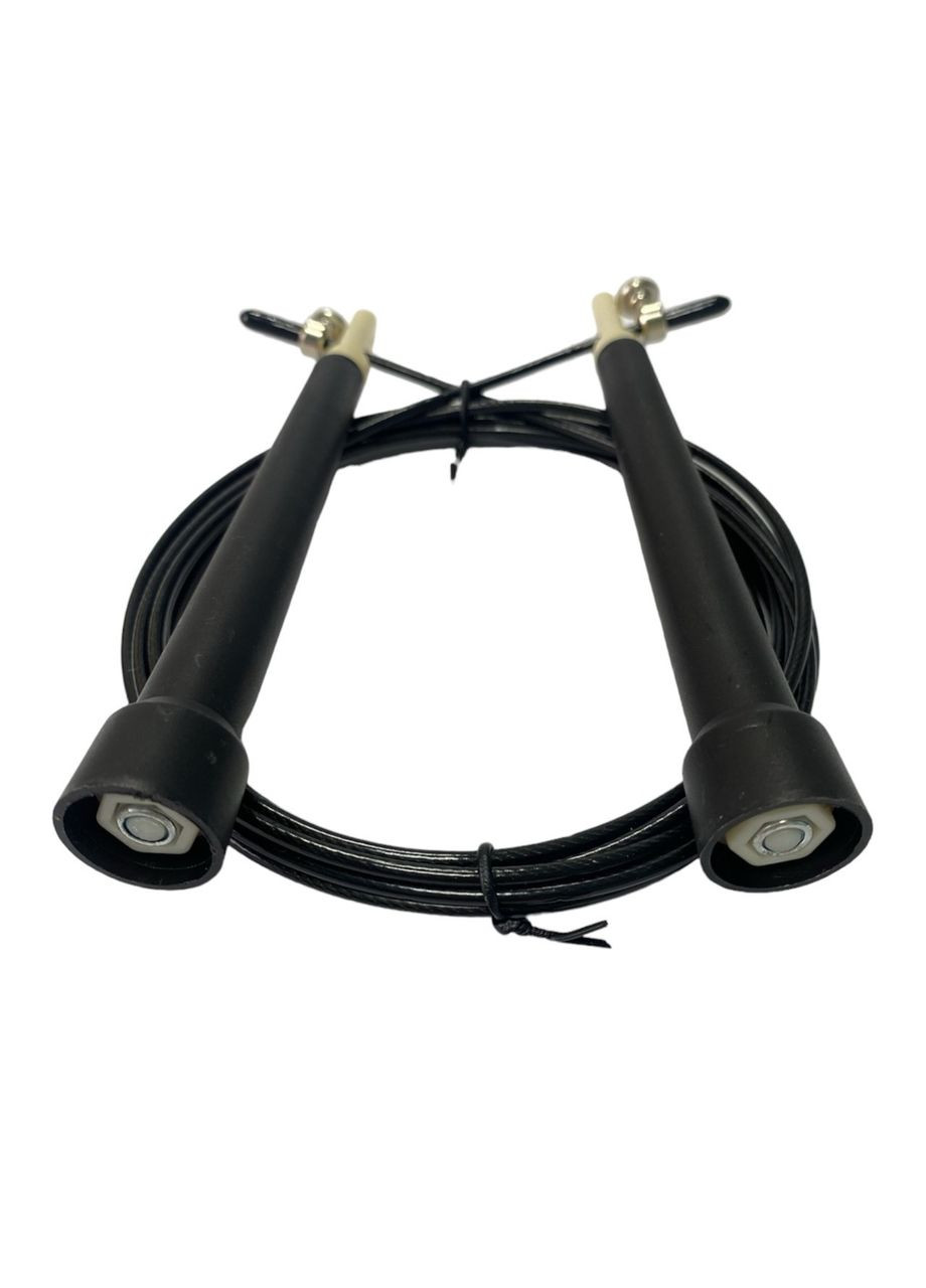 Скакалка для кросфіту чорна С-10-black ( ) SNS (315492781)