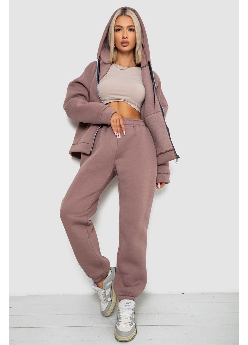 Спортивный костюм женский на флисе, цвет джинс, 238R5715 Ager (350906208)