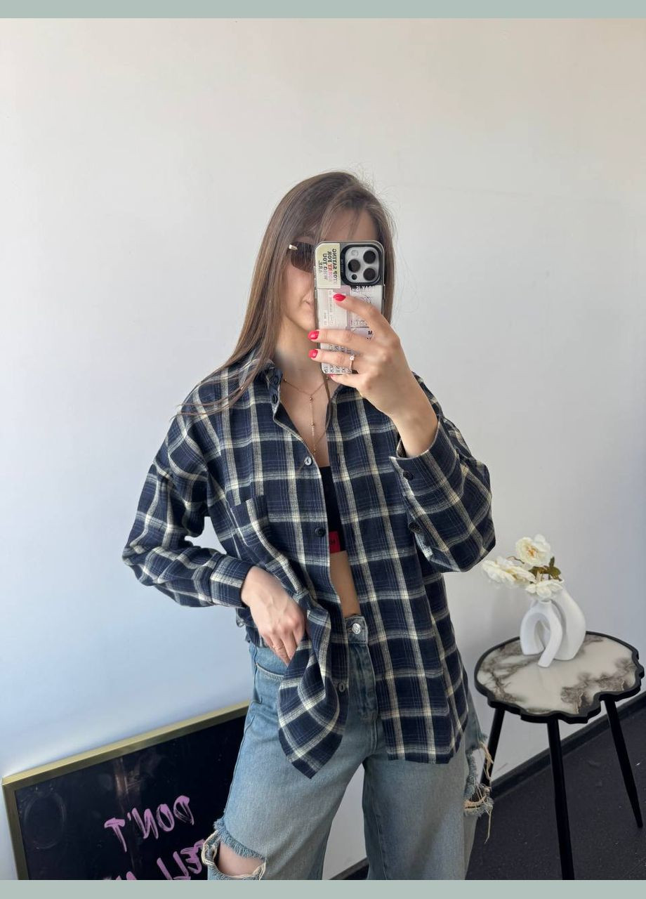 Сорочка у клітинку Adelante (330983751)