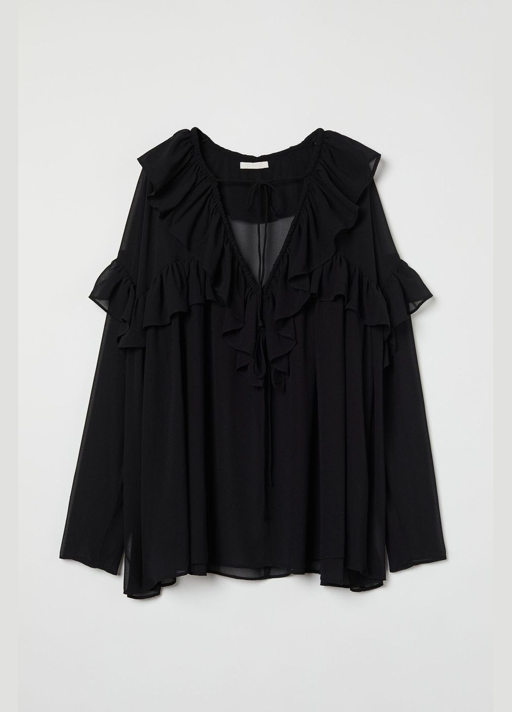 Черная блуза демисезон,черный, H&M