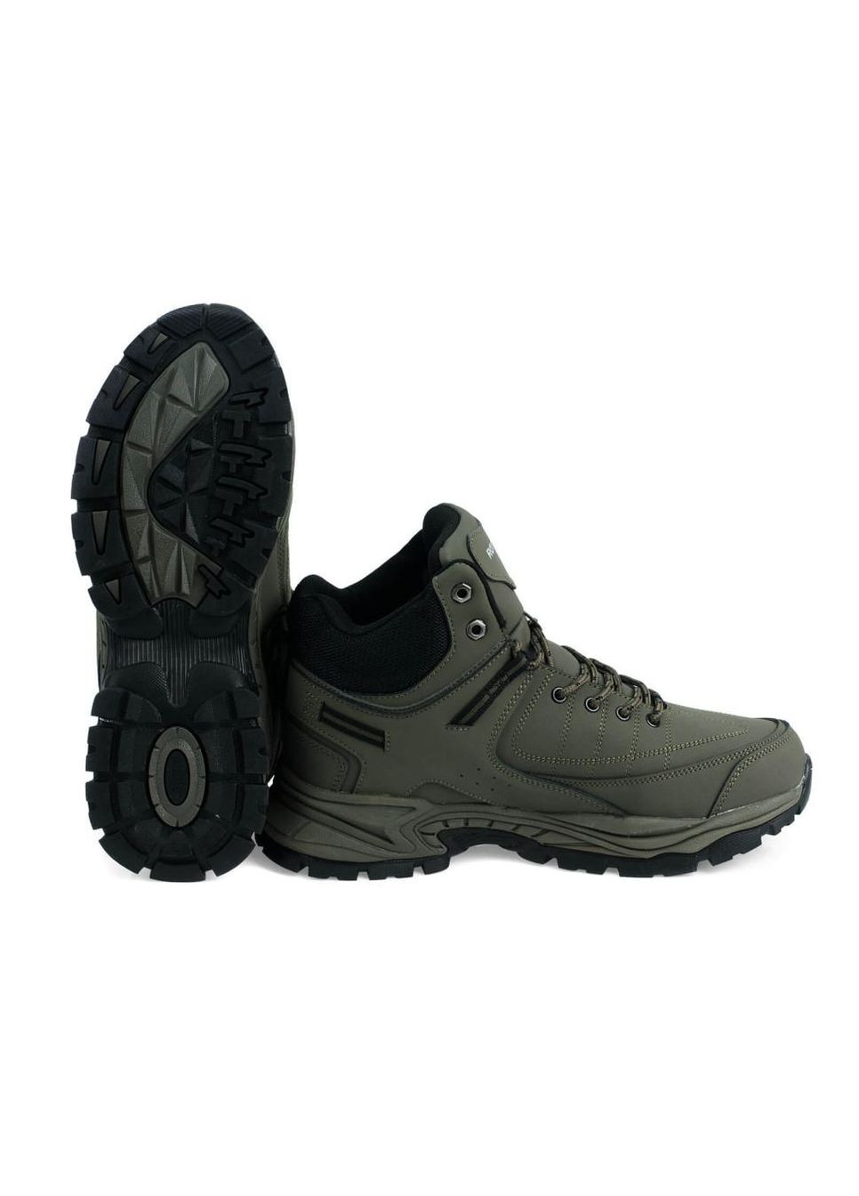 Зеленые зимние кроссовки 7244002 46 цвет оливковый Royyna