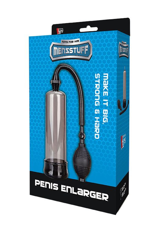 Вакуумна помпа із грушею MenzStuff Penis Enlarger для збільшення пеніса, чорна Dream Toys (302496356)