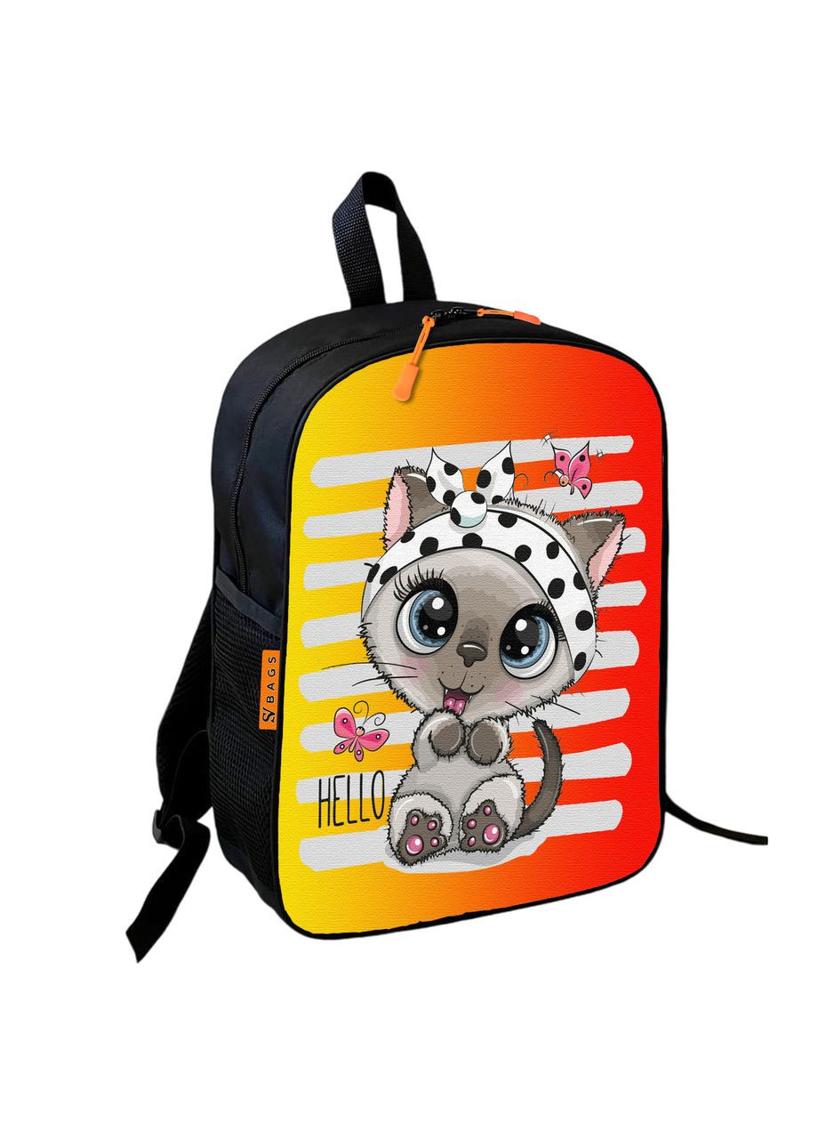 Школьный рюкзак детский с котенком + Сумка для обуви спортивной формы рюкзак-мешок для мальчика (1924) No Brand (328200558)