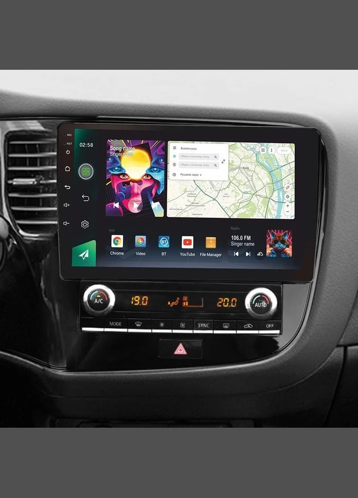 Штатная магнитола PRO 10464 4+64 Gb Mitsubishi Outlander 3 III GF0W GF0W GG0W 2018 - 2021 (A) 10" Sigma (378897153)