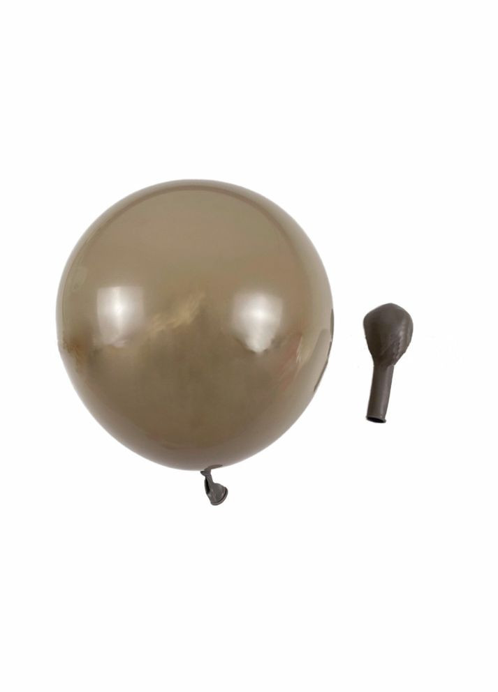 Кульки повітряні латексні цвіт 038 шоколад 10 дюймів 100 шт. No Brand (345703721)