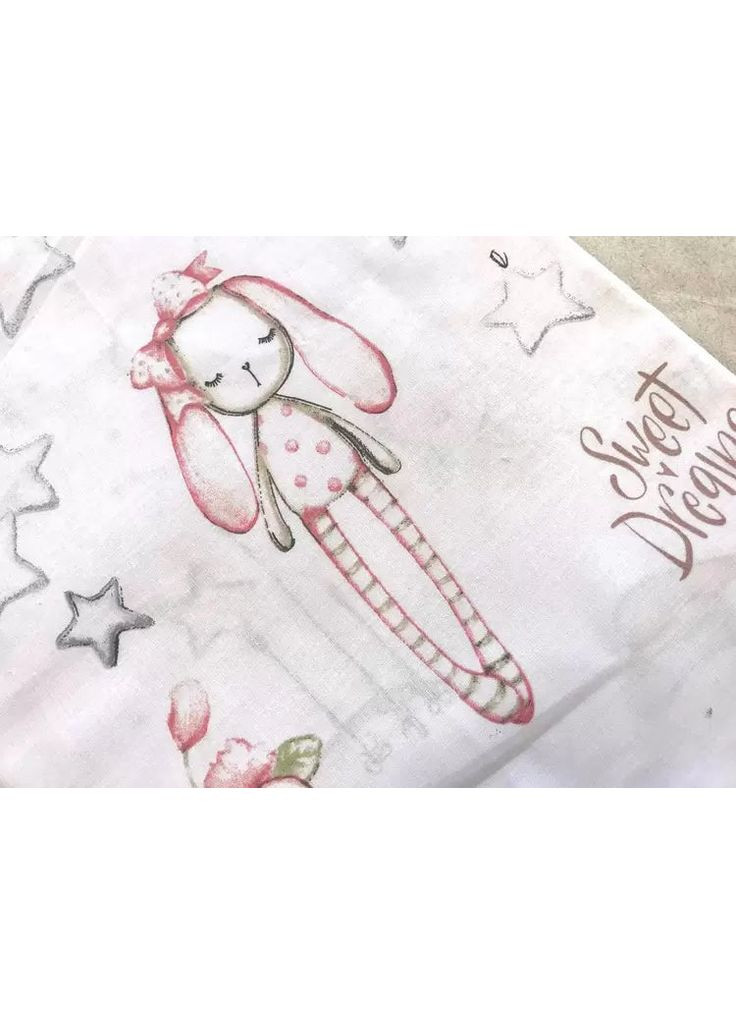 Бавовняна пелюшка 100*80см "Кролики" Moontime (366037244)