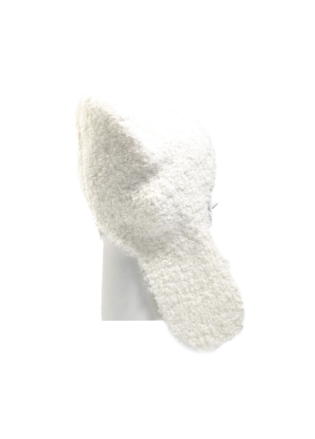 Шапка ушанка женская шерсть белая ГНАТА LuckyLOOK 575-349 (322779890)