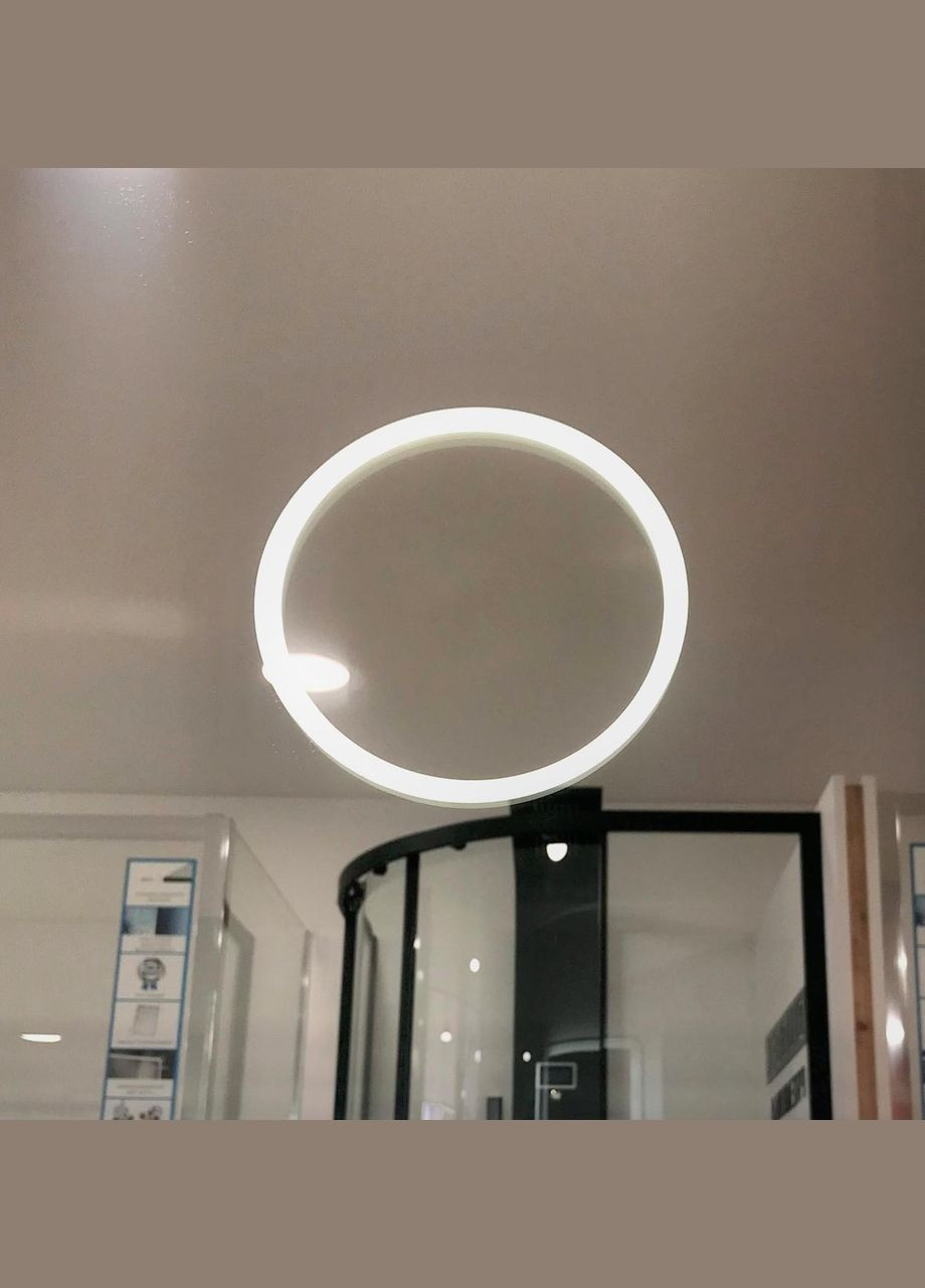 Зеркало LED DEM3031 120смх75см сенсорное включение + подогрев+увеличительная линза Dusel (316720357)