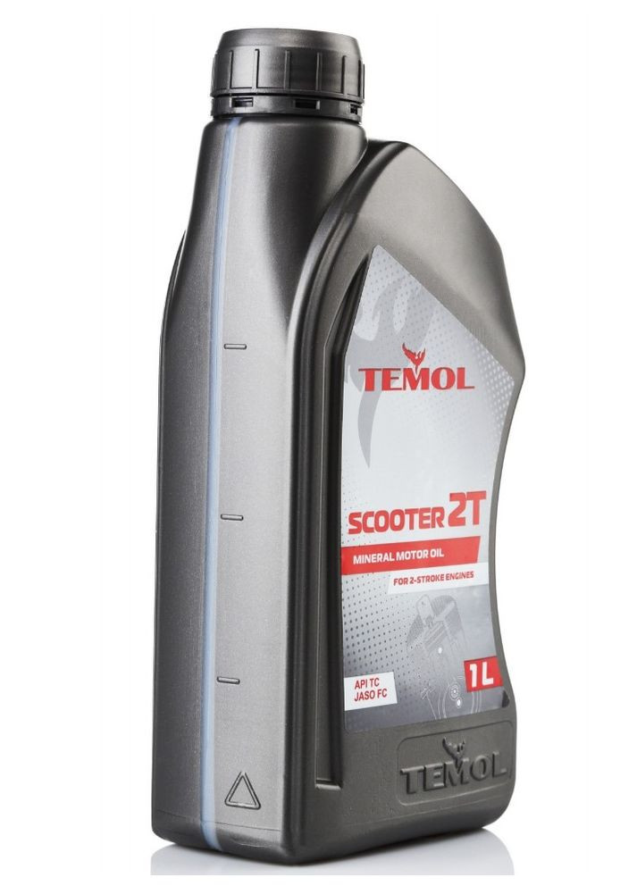 Моторна олива SCOOTER 2T (1 л, SAE 20) мінеральна для мототехніки (41161) TEMOL (295043688)