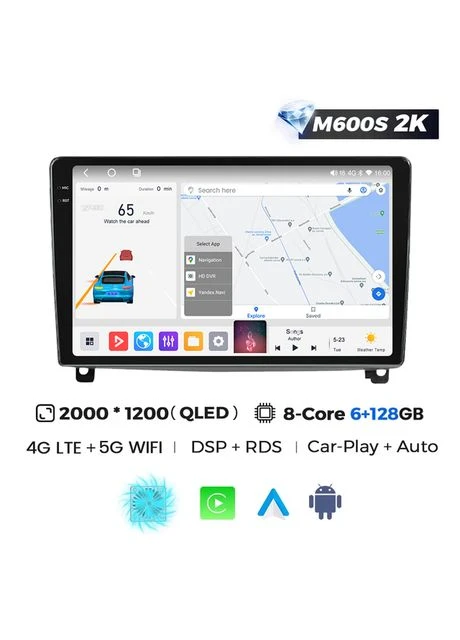 Штатная магнитола MS 2k Peugeot 1 (2004 - 2011) MS 2k 6G+128GB B CarPlay QleD Mekede 407 (384278607)