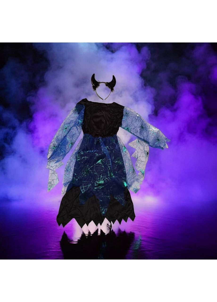 Костюм-чортика для дівчинки + Ободок Ріжки 8-12 років No Brand (363115172)