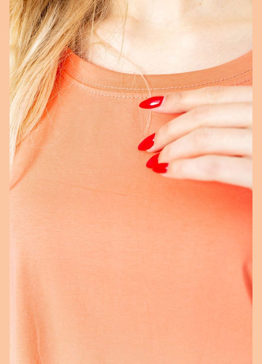 Футболка женская однотонная, цвет серый, Ager - (269342372)