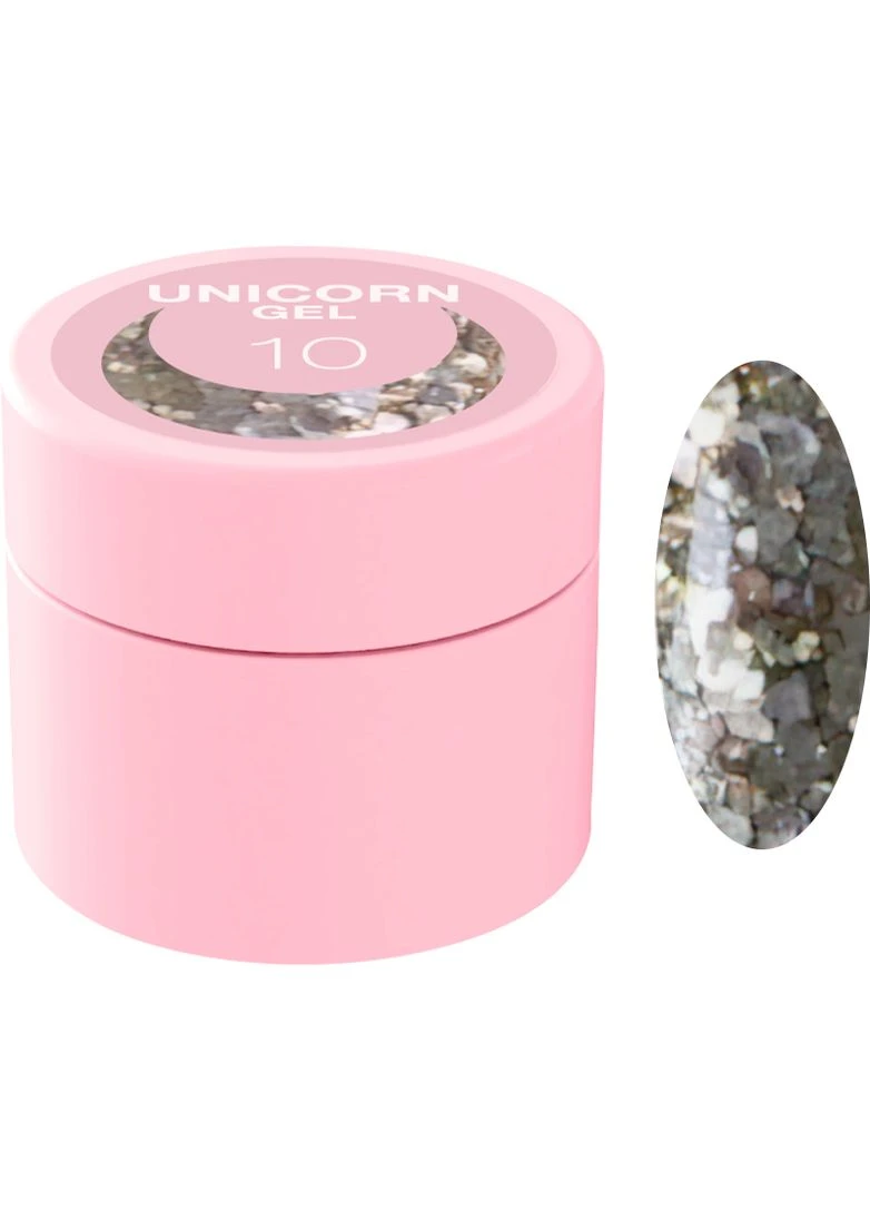 Блискітки для нігтів Unicorn Gel №10 5 мл Luna (352181406)