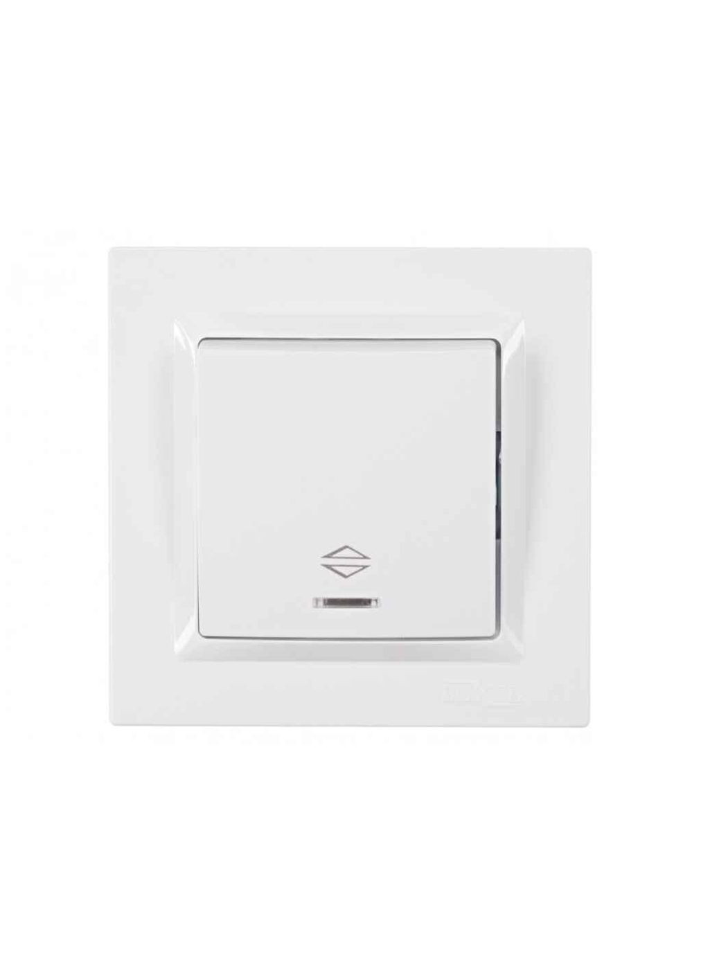 Вимикач Біла прохідний JAZZ (білий) 9016 ТМ Luxel (305201814)