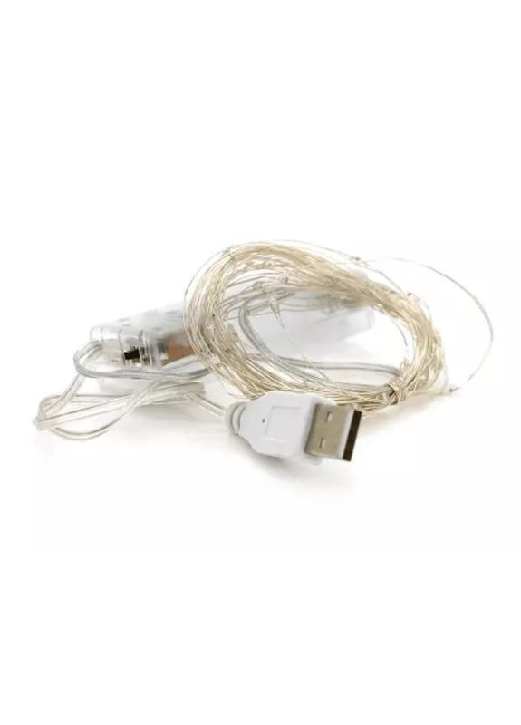 Світлодіодна гірлянда 30 LED на батарейках та USB довжина 10 м 3шт (2104618837) No Brand (370606383)