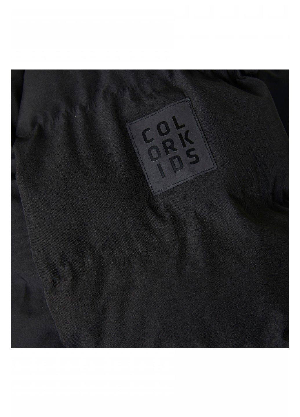 Куртка довга AW23 дитяча чорна - 741136-1191 Color Kids (358497908)