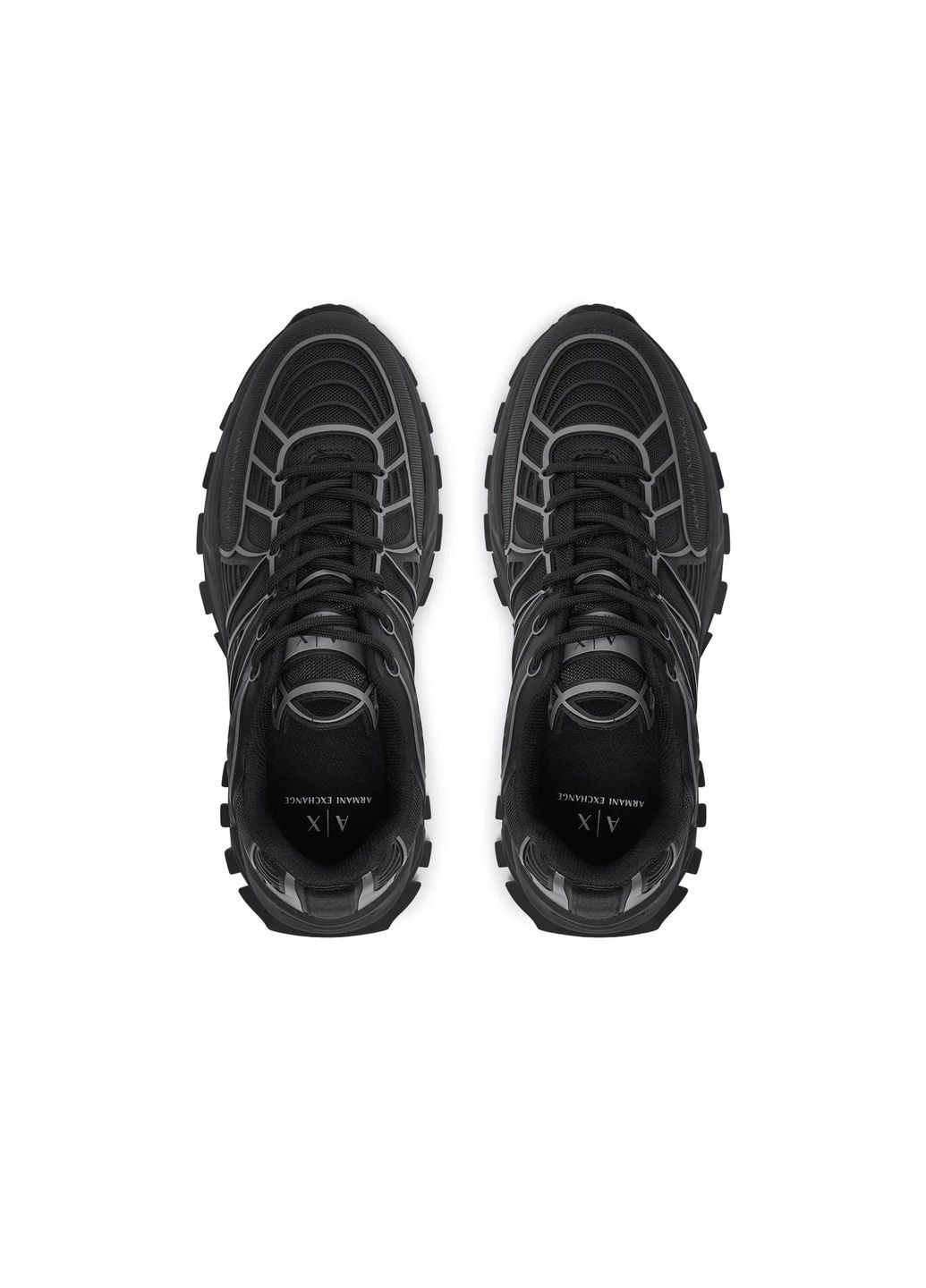 Черные кроссовки мужские sneakers black xux238-xv907-u314 Armani Exchange