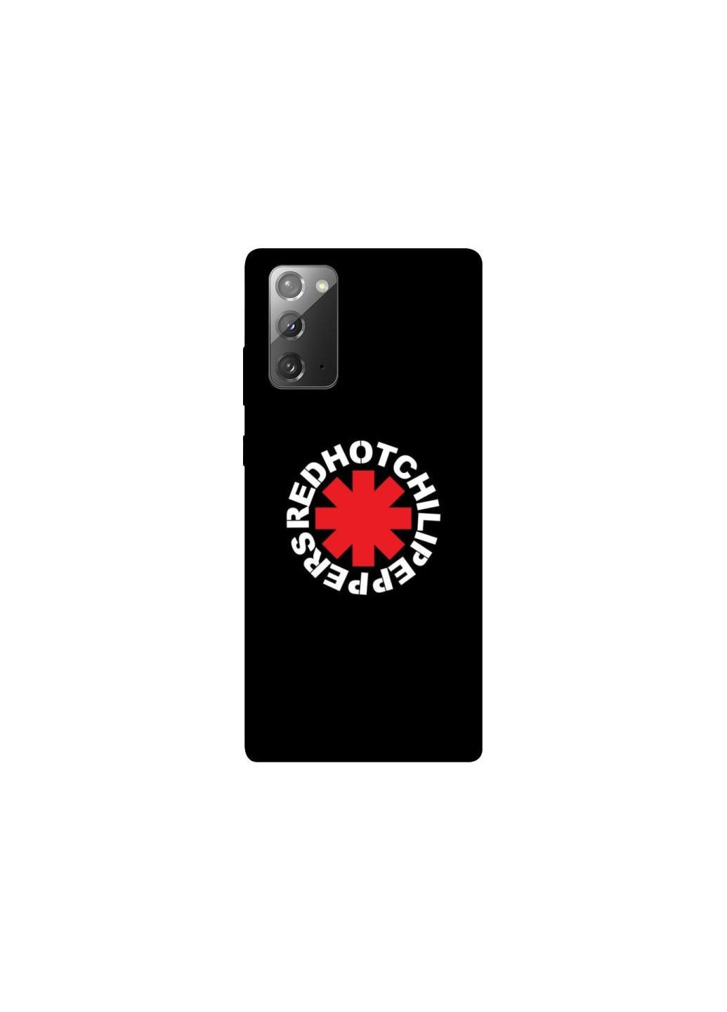 Чехол на Samsung Galaxy Note 20 Red Hot Chili Peppers logo Frontalka (361085347)