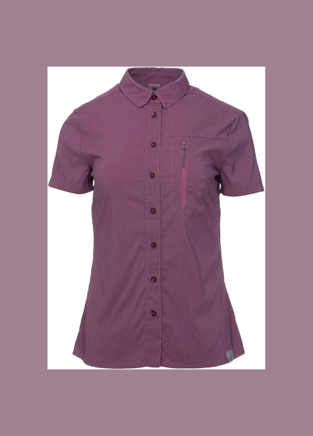 Комбинированная рубашка aya ss wmn quartz violet Turbat