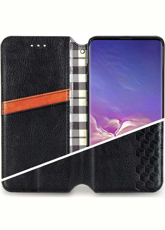 Шкіряний чохол-книжка Cubic для ZTE Blade V2020 Smart Чорний Getman (337516114)
