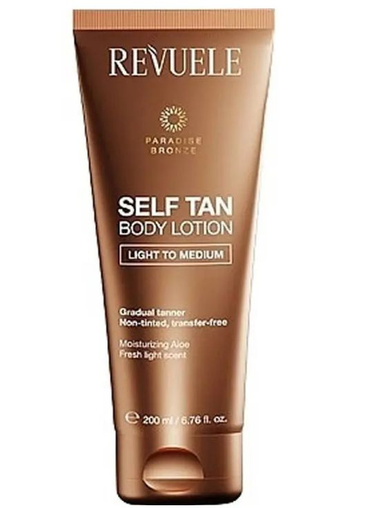 від легкого до середнього 200 мл REVUELE Автозасмага для тіла лосьйон (317572500)