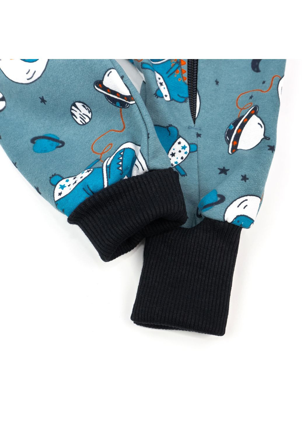 Чоловічок для хлопчика на блискавці з динозаврами Dino Space Блакитний dexter's (365578919)