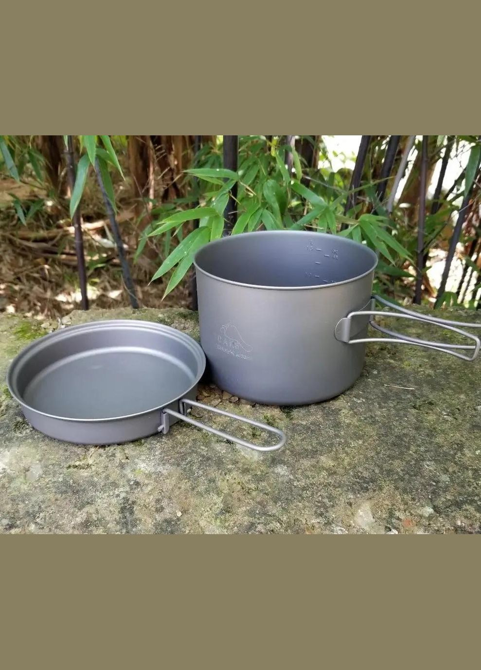 Казанок Toaks Titanium Pot with Pan 1,1L No Brand (316436333)