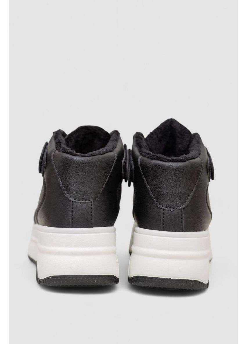 Кроссовки женские зимние на меху,, 248RAM02 Ager чёрно-белые всесезоны (369972438)