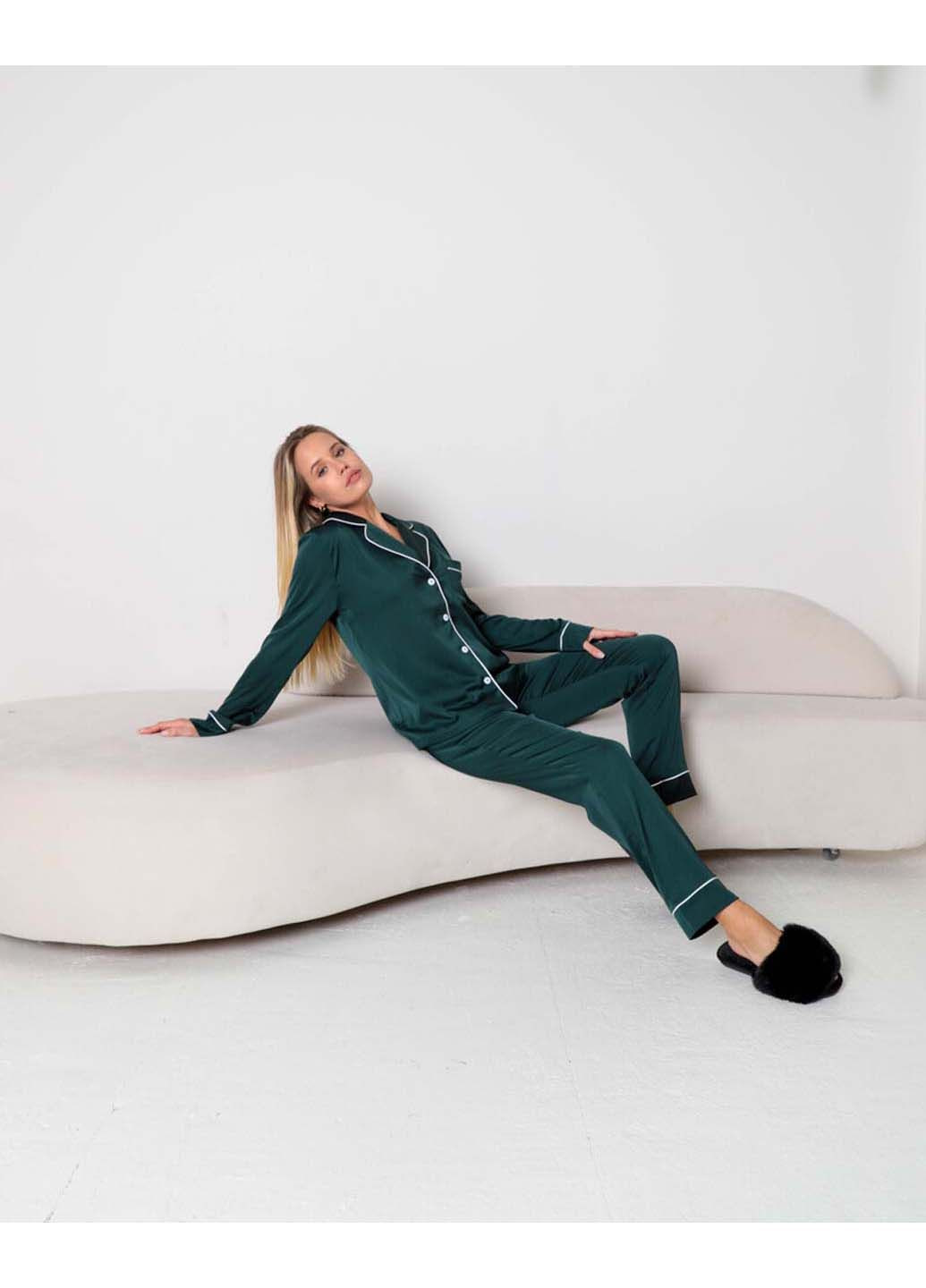 Зелена всесезон піжама Модельєр