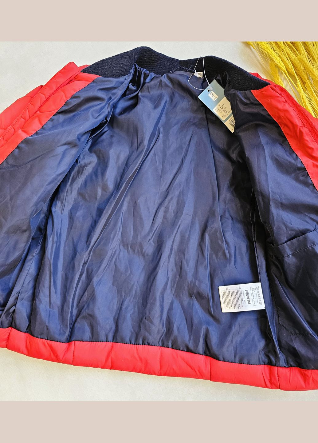 Красная демисезонная детская куртка деми ! Pepperts Куртка