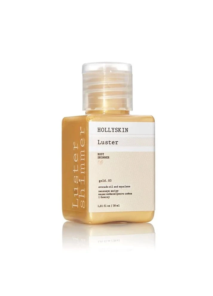 Hollyskin Шиммер для тела Luster Body Shimmer Gold 03, 30 мл — Крем, Украина (323228967)
