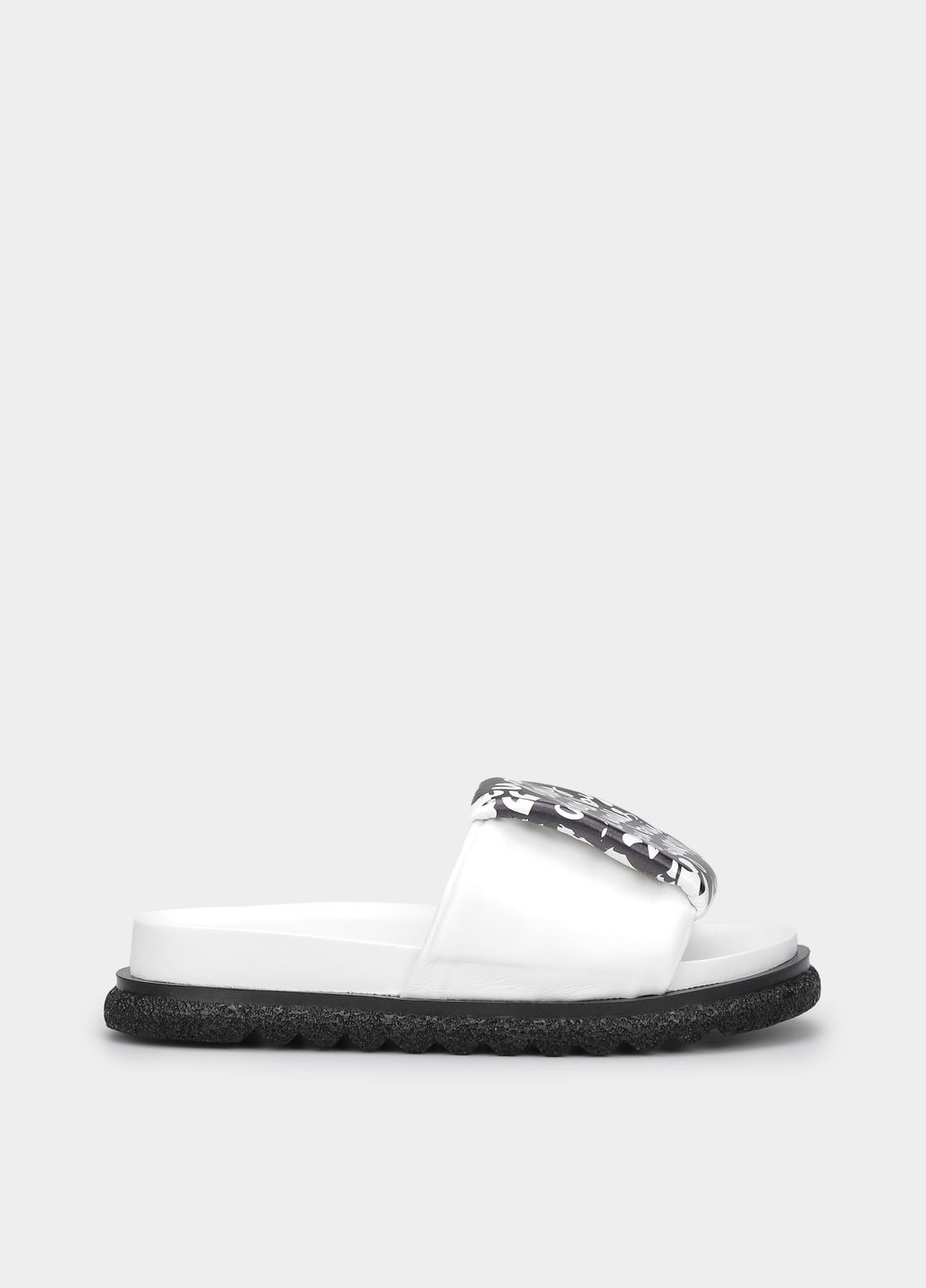 Шкіряні шльопанці на платформі It-Girl (329638407)