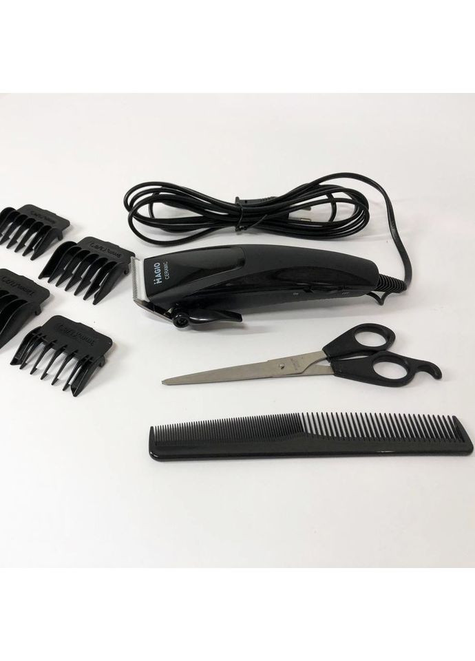 Моющая машинка для стрижки МG-584 керамика, Машинка для стрижки MW-701 волосы беспроводные Magio (351485803)