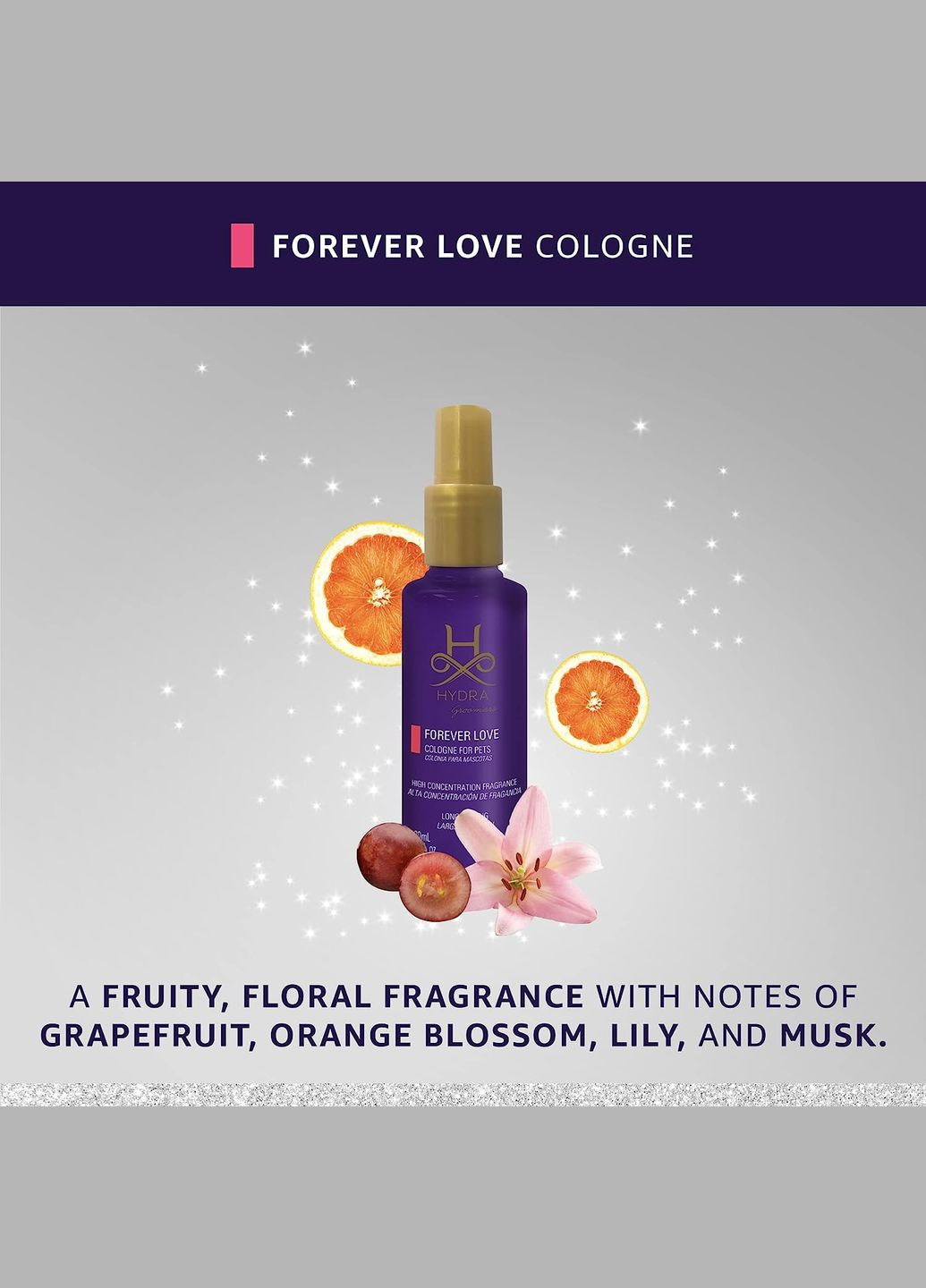 Парфуми для собак і котів Groomers Forever Love 130 мл 26259 Hydra (268138127)