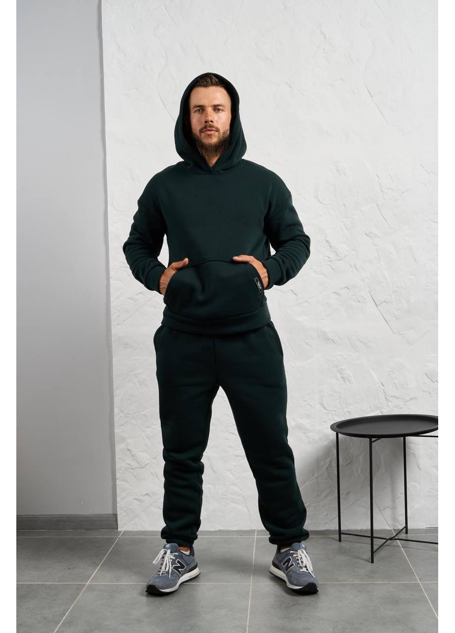 Смарагдовий зимній костюм чоловічий трійка Garna
