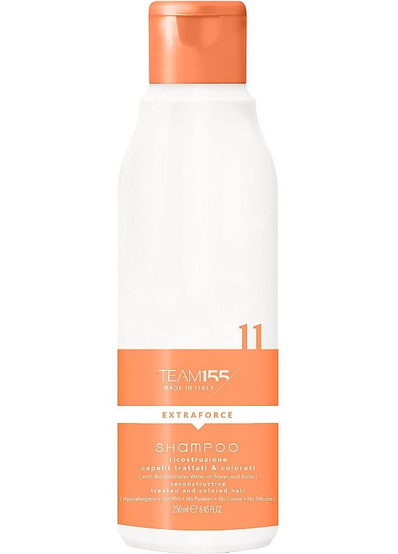 Шампунь для відновлення пошкодженого та фарбованого волосся Extraforce 11 Shampoo 250ml (2-810569) Team 155 (373304238)