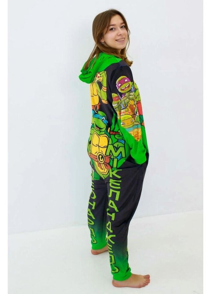 Кигуруми подростковое 3D Черепашки-ниндзя 3272, 2, 158 15561 158, см FlexDress (324623514)