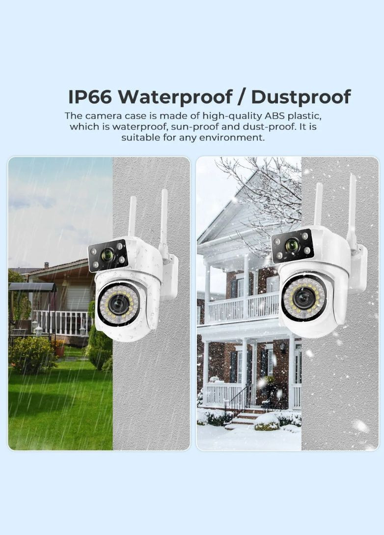 Камера наблюдения IP Открытый 8X Zoom Wi-Fi Камера HD 8MP СКИГ MJX (297707782)