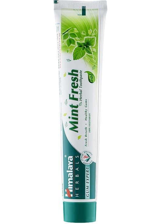 Освежающая зубная паста-гель Mint Fresh Herbal Toothpaste 75ml (235773-52274) Himalaya Herbals (368635026)