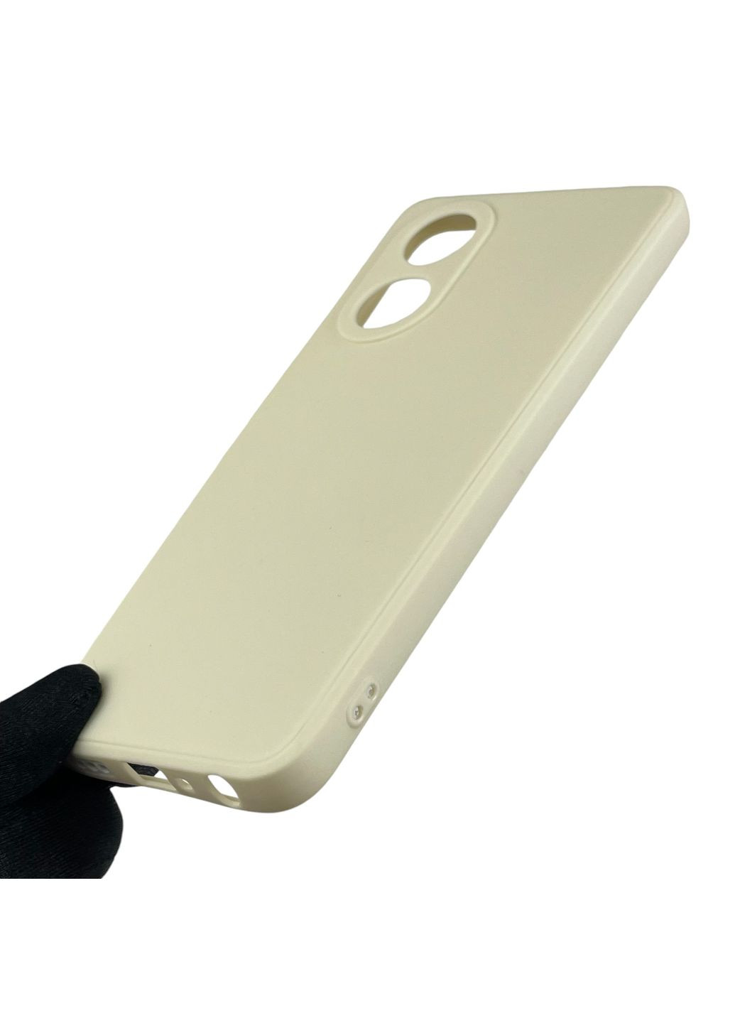 Чохол для A58 4G з квадратними гранями із захистом камери на оппо а58 4г бежевий Oppo (366022319)