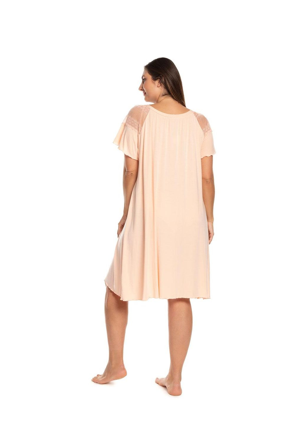 Нічна сорочка жіноча персиковий 0231B/2XL Effetto (279414865)