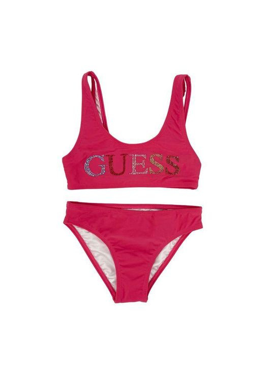 Рожевий демісезонний купальник guess, арт. j5gz00kca60 g505,, 10 років, 138 см GUESS KIDS