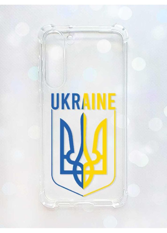 Чохол з потовщеними кутами на Samsung Galaxy S23 Plus:: Тризуб (патріотичний принт 254) CASE CONTROL (360670688)