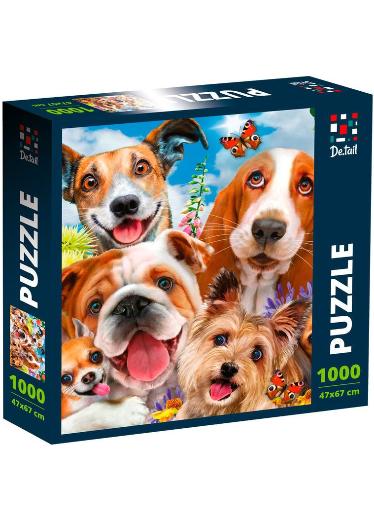 Пазл Pooch Selfie, 1000 елементів () De.tail DT1000-04 (328402278)