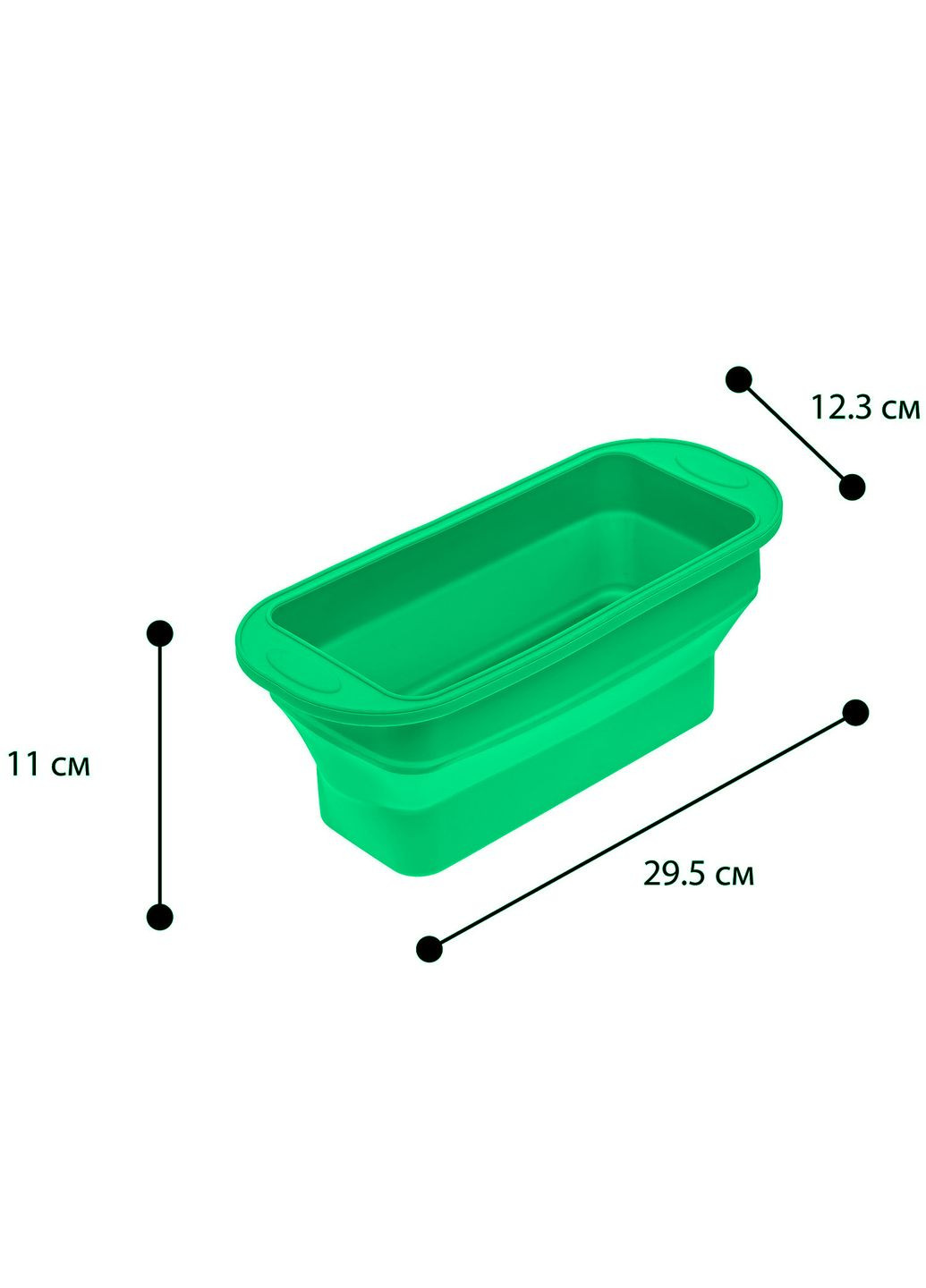 Форма для выпечки хлеба силиконовая 29.5х12.3х11 см Profsil (330127492)
